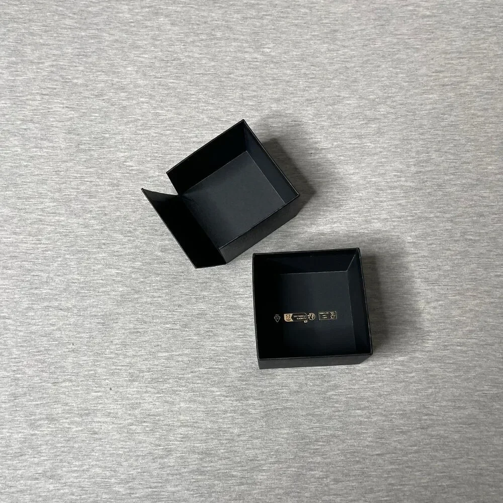 Versace Black 3.5” x 3.5” Jewelry Necklace, Watch & Bracelet Gift Box
